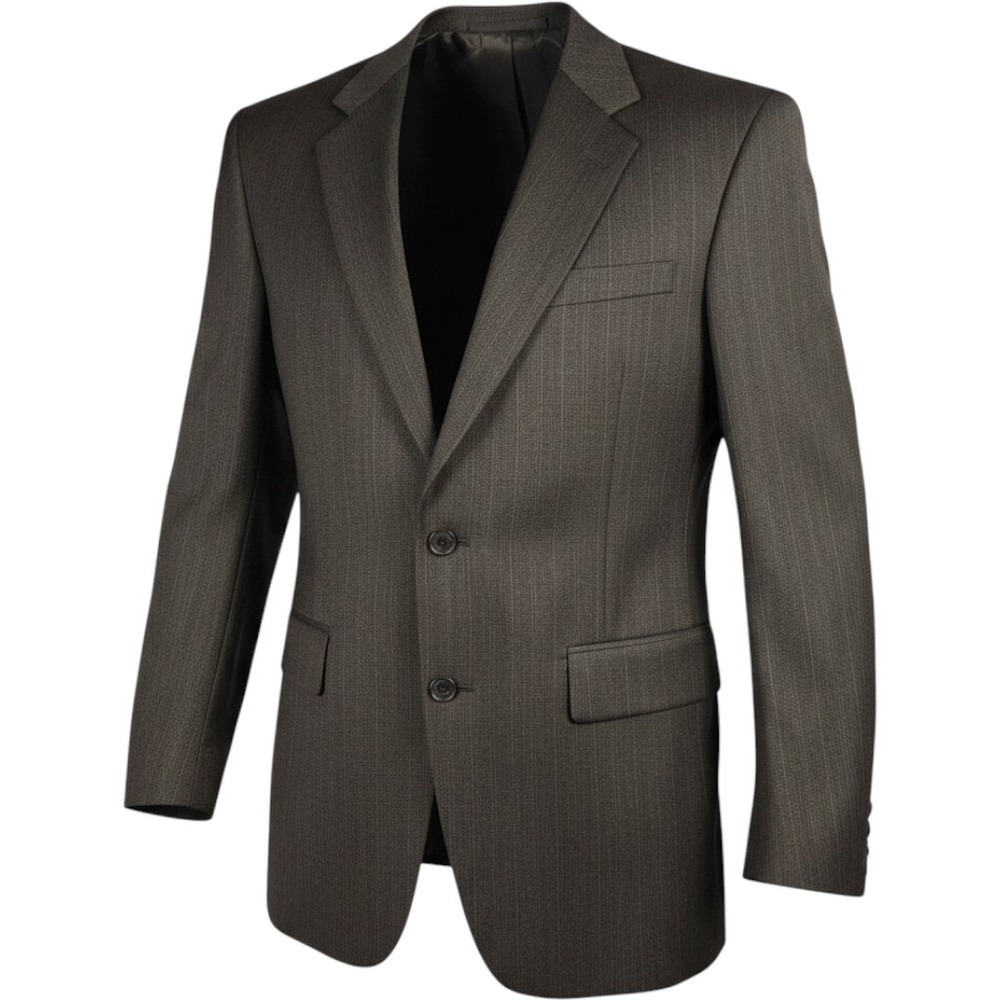 Christian Dior Monsieur Blazer Mens 41R Charcoal Gray Pinstripe 2 Button Jacket